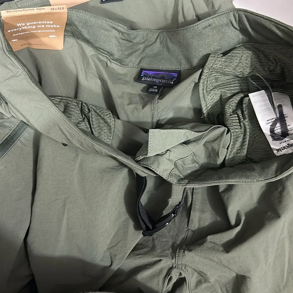 Patagonia Men's Causey Pike‎ Industrial Green Pants NWT 40 x 32